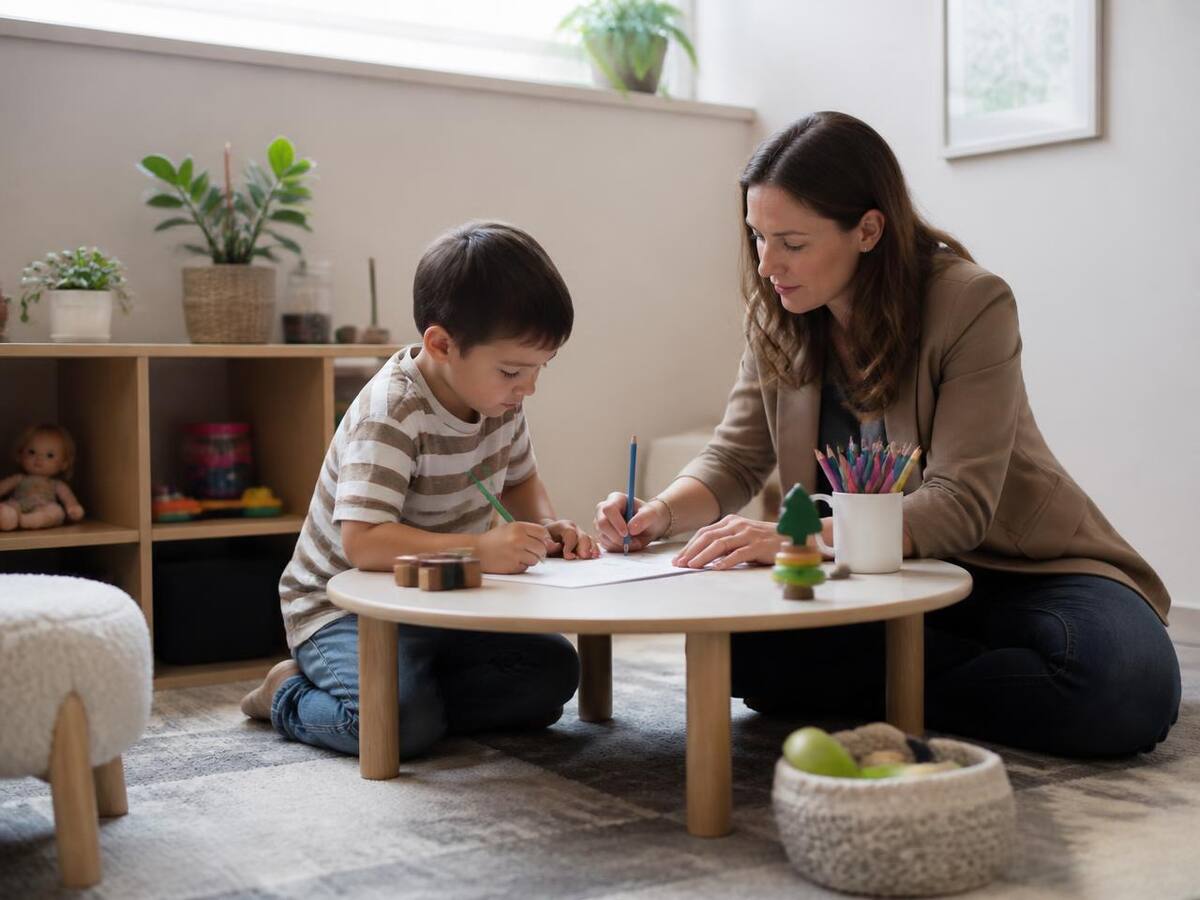 Child Therapy session in a Tupelo area counseling office