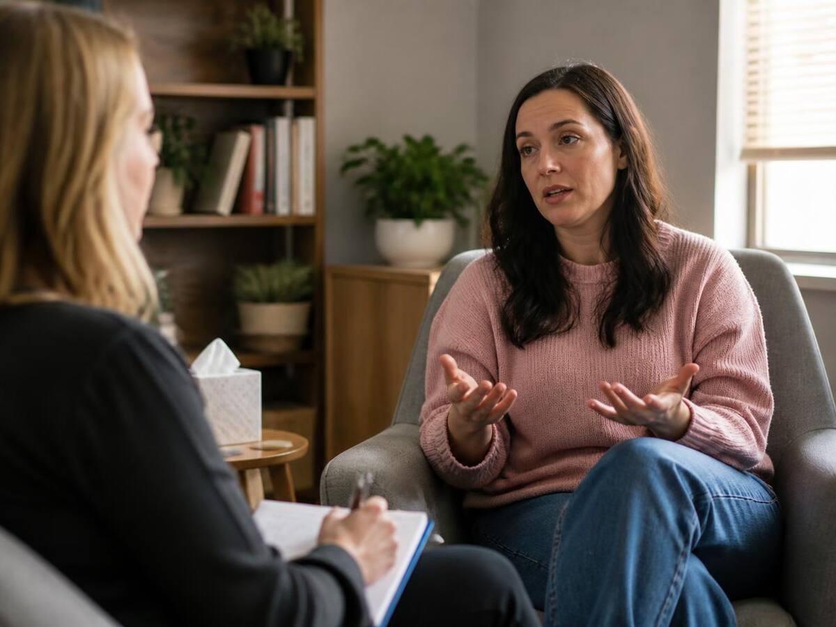 Individual Therapy session in a Tupelo area counseling office