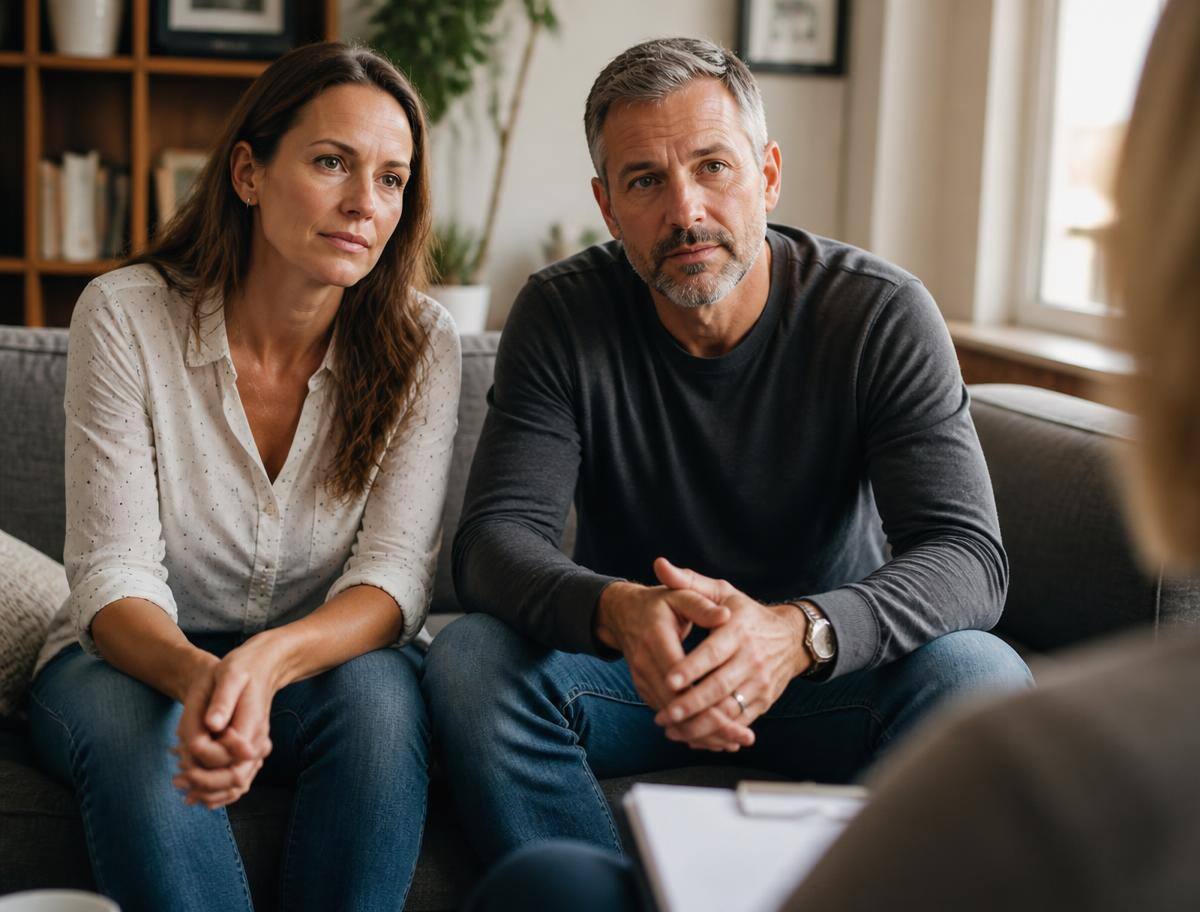 Marriage Counseling session in a Tupelo area counseling office